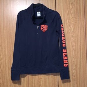 PINK Victoria’s Secret navy blue Chicago Bears long sleeve size large
